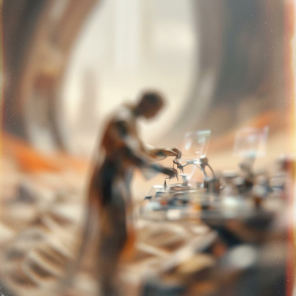 Ethereal representation of a lone, highly skilled engineer